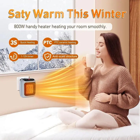 Saving Fast Heating Bedroom Eco-friendly heating
Device Compact Size